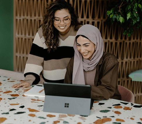 women elearning