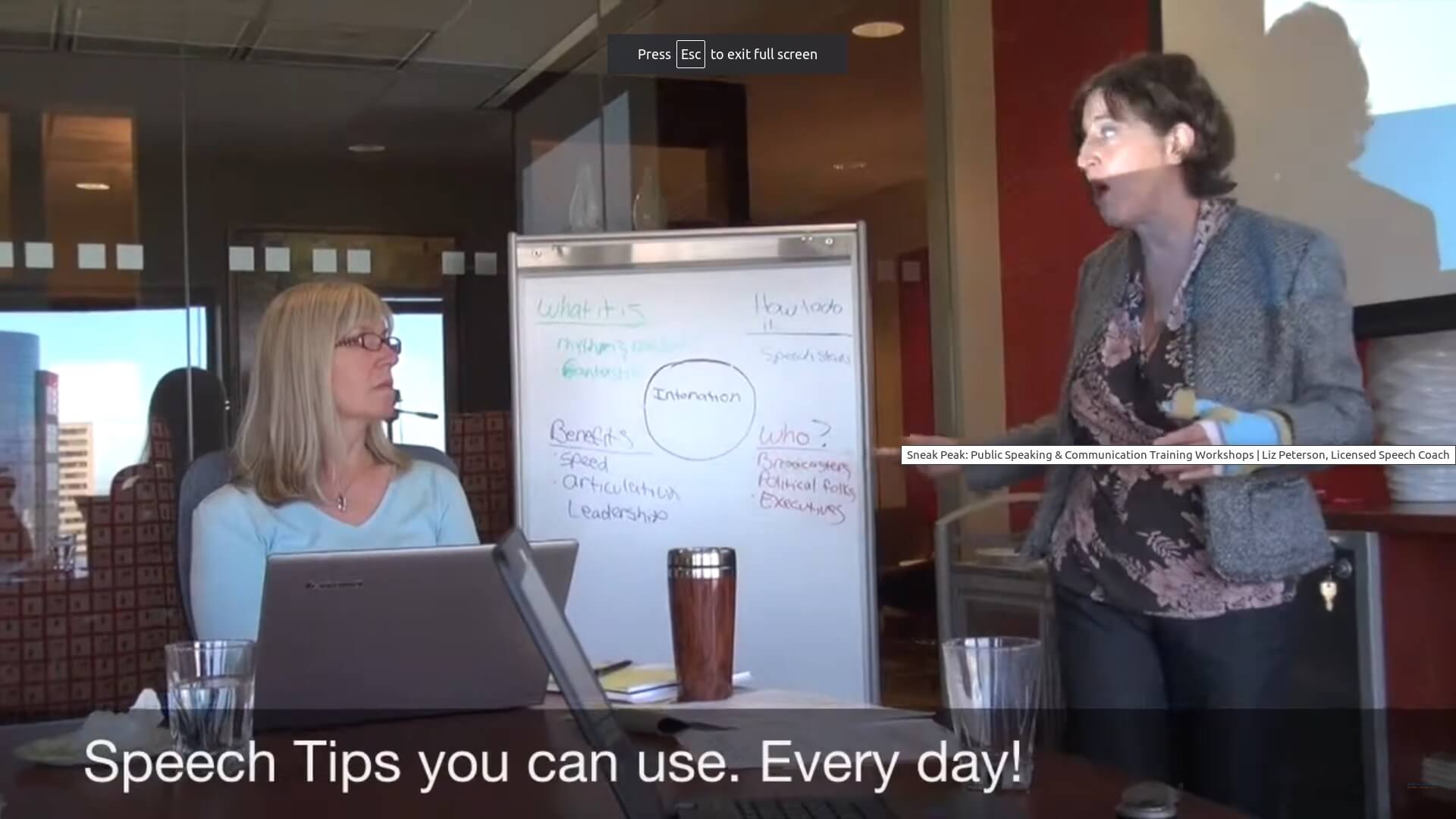 public speaking seminar